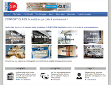 Tablet Screenshot of confortglass.com